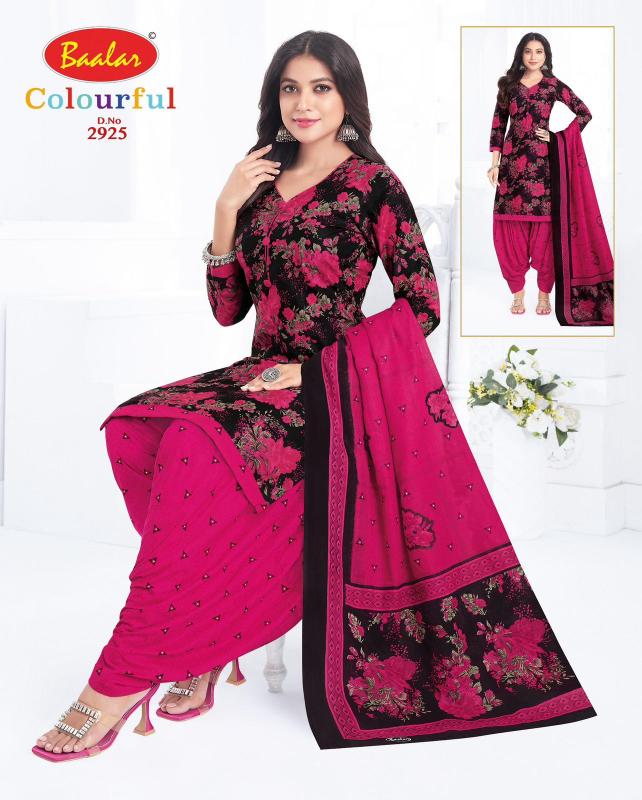 Baalar colourful vol-29 kalamkari dress material wholesale bangalore